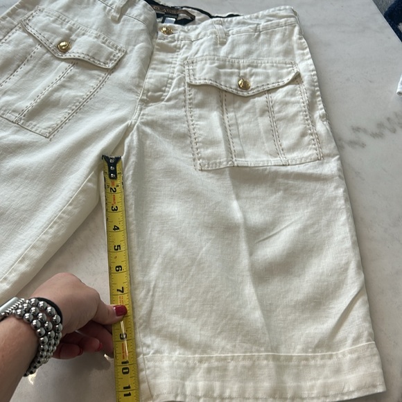 Class Roberto Cavalli Men’s Linen Shorts US Size 32 - Picture 2 of 9
